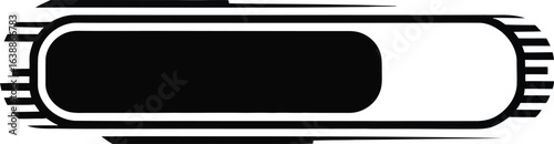 vector illustration of a digital film projector