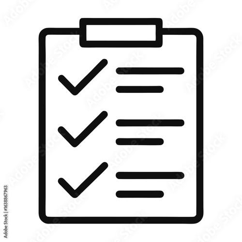 Wallpaper Mural Vector Illustration of a Checklist Torontodigital.ca