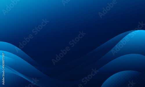 Abstract background with flowing moonlit waves.