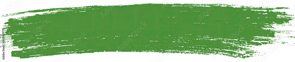 Obraz premium Green paint brushstroke