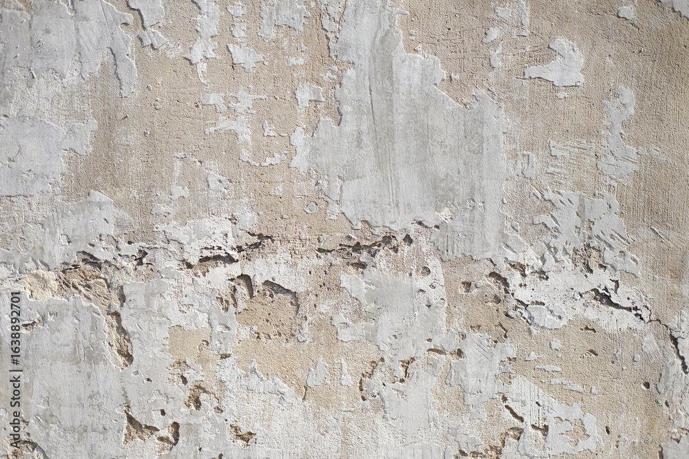 Fototapeta premium White dirty grunge and rough concrete wall texture and background