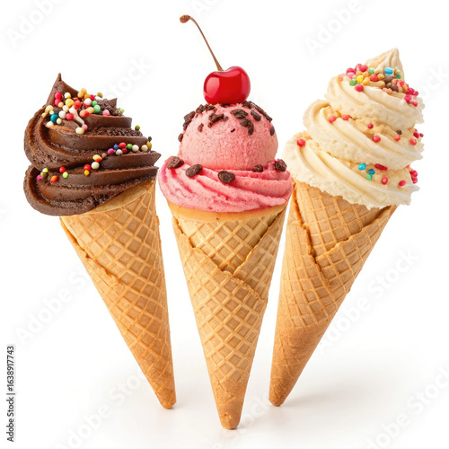 ice cream cones