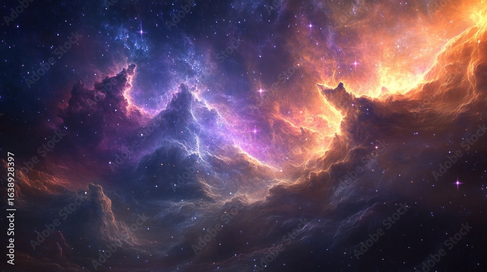 Fototapeta premium Cosmic cloud formations