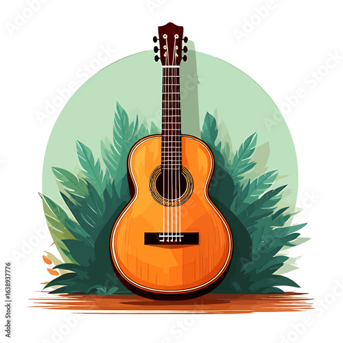 Acoustic Guitar in Nature