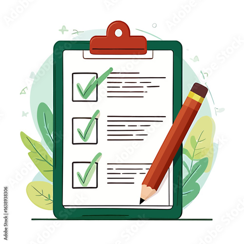 Completed Checklist Illustration