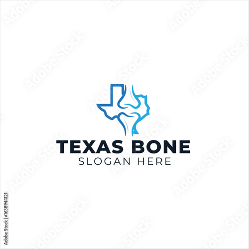 Texas Health Bone Logo Design