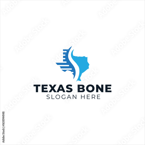 Texas Health Bone Logo Design