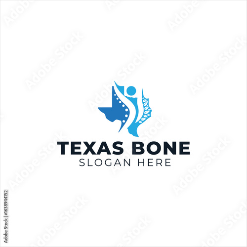 Texas Health Bone Logo Design