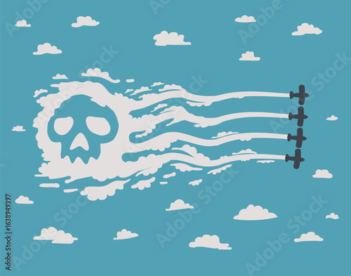 toxic chemtrails conspiracty planes in the sky