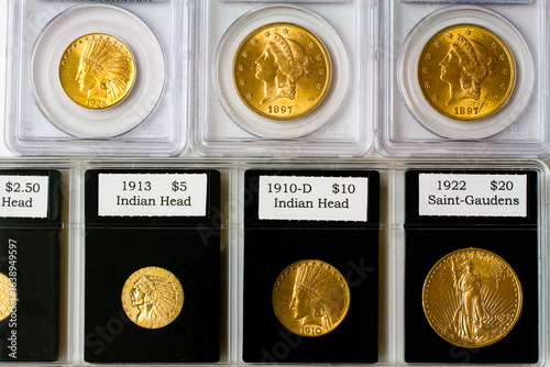 Early United States Mint Gold Collector Coins - Coin Collecting