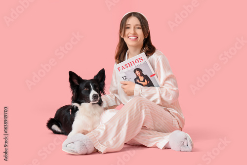 Beautiful young woman and c...