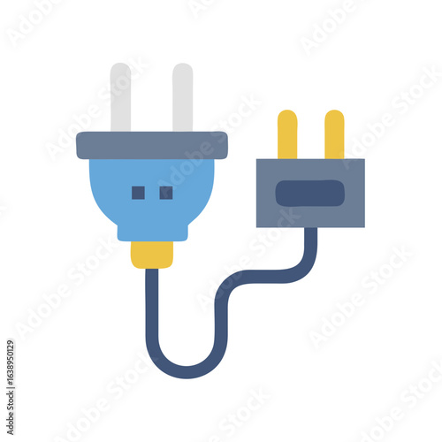  Power Connector Icon for Electrical Use