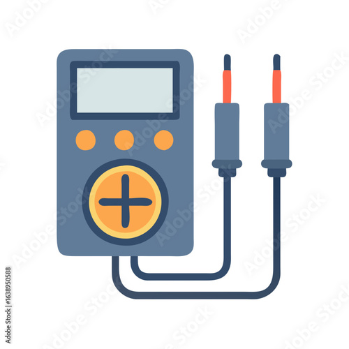  Analog Multimeter Icon for Measurement