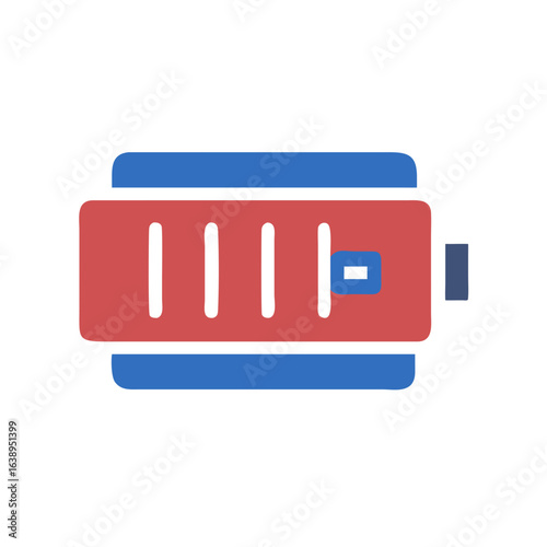  Battery Charge Controller Icon for Energy Management