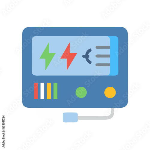  Battery Voltage Monitor Icon for Energy Efficiency