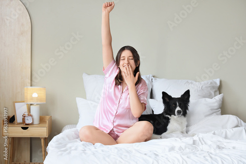 Beautiful young woman with ...