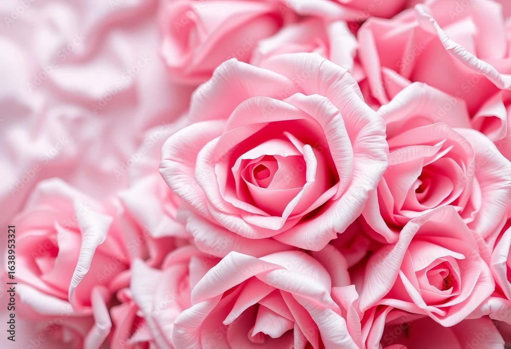 Soft pink rose floral fabric, delicate texture, elegant background, delicate, textile Soft pink rose floral fabric, delicate texture, elegant background, delicate, textile