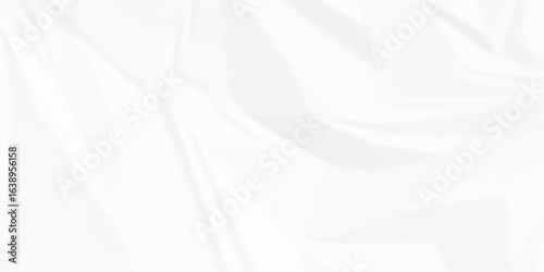Crumpled paper Blank white crumpled and creased paper poster.	