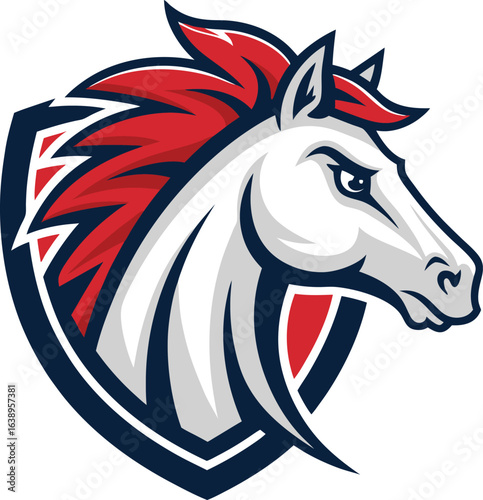 Wallpaper Mural Horse head mascot, Elegant horse logo icons. Royal stallion symbol design. Equine stables sign. Equestrian brand emblems. Vector illustration.	 Torontodigital.ca