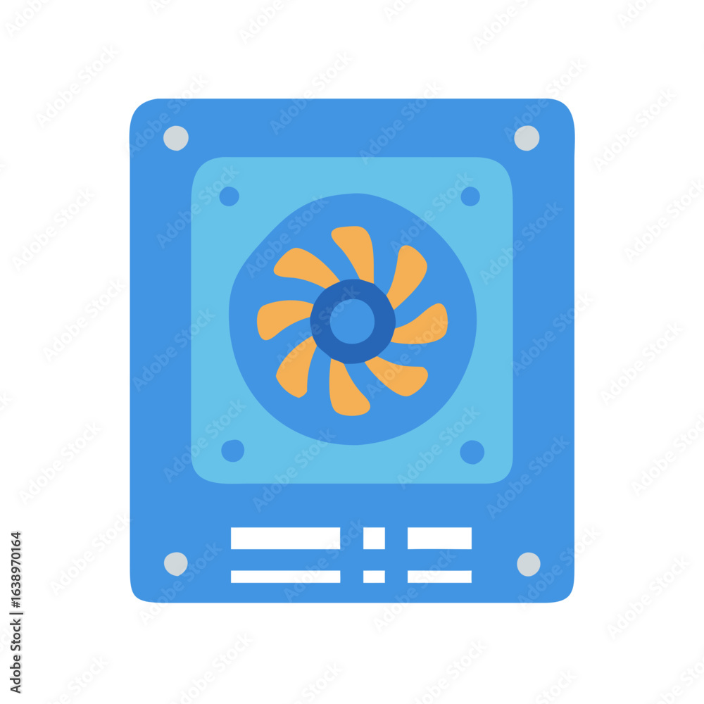  PC Cooling Pad Icon for Laptop