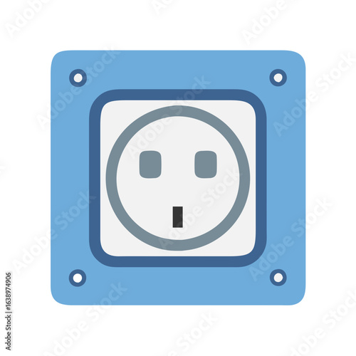  Icon of Wall Socket for Multiple Devices