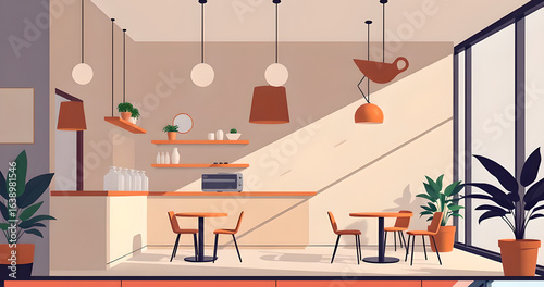 modern dining room