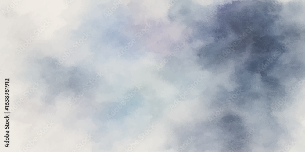 Fototapeta premium Blue sky with fluffy white clouds, a perfect symbol of nature's beauty on a clear summer day