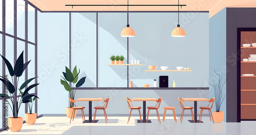 modern dining room