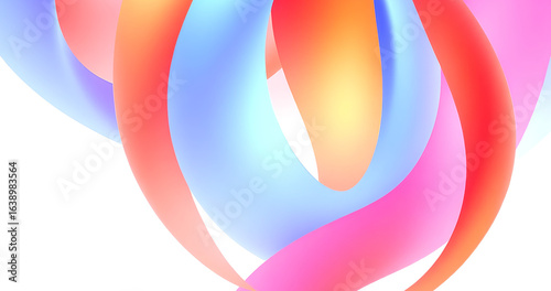 rainbow heart shape