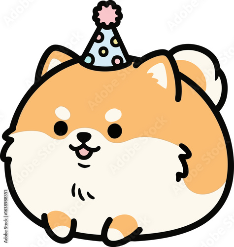 Party Pomeranian - Celebration Fluffball