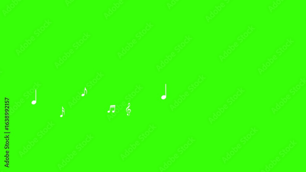 animated icon musical note symbol do re mi fa sol la si do 4k green screen repeating animated icon musical note symbol do re mi fa sol la si do 4k green screen repeating