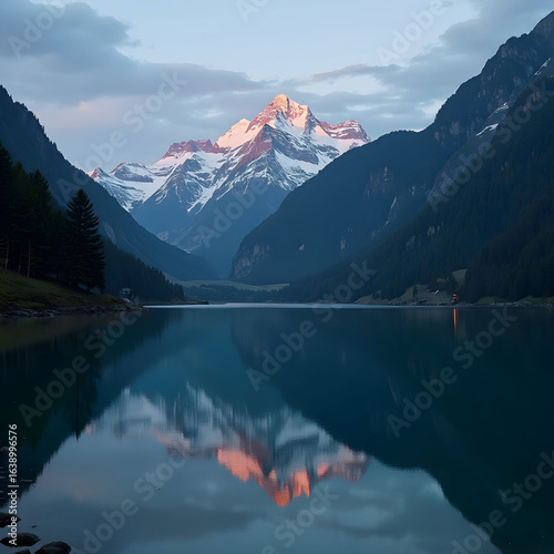 File ID(s): 1638996576 - Original name(s): Reflection-of-the-lights-and-the-mountain-in-a-lake-captured-in-parco-ciani,-lugano,-switzerland-(1).jpg
