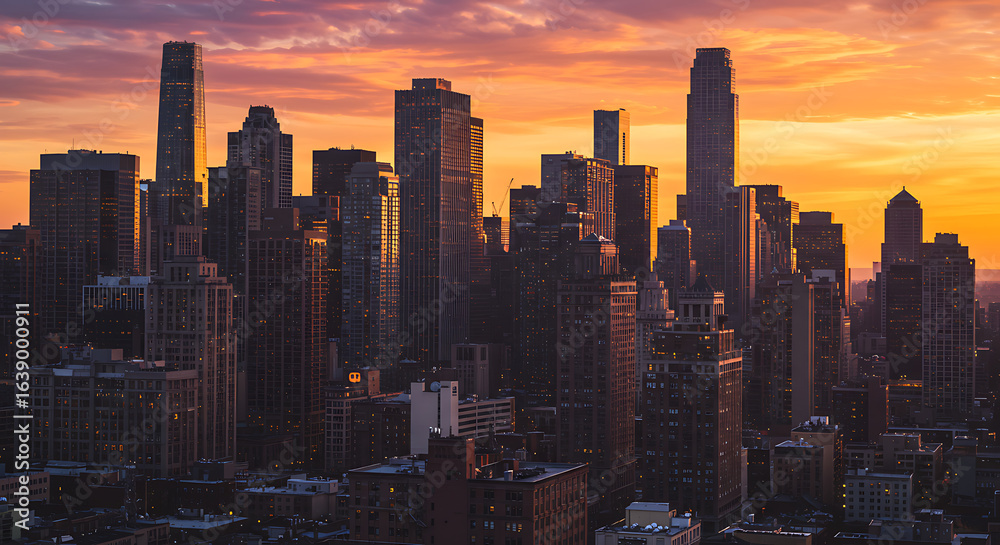 Fototapeta premium A City Skyline