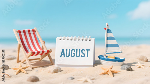 summer vacation on the beach