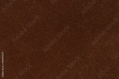 Brown velvet cloth texture material