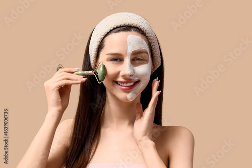 Beautiful young happy woman...