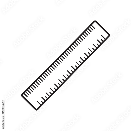 A Ruler for Measuring Length and Precision Aiding Drafting Projects and Ensuring Accuracy in Technical Drawings and Design Work