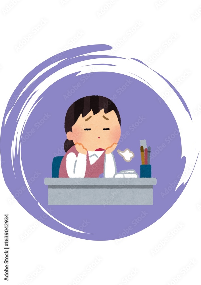 a woman who is tired and weary with work a woman who is tired and weary with work