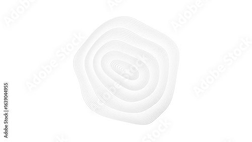 Abstract Neon Contour Lines Animation Background with Futuristic Wave Pattern
