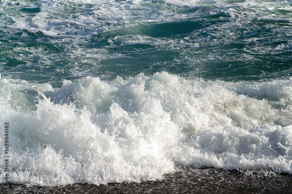 Naklejka premium Sea waves