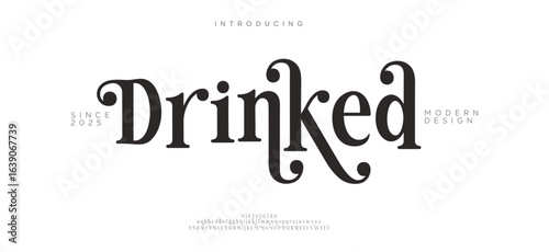 Minimal modern logo alphabet fonts. Typography minimalist urban sana serif digital fashion future creative logos fonts. vector illustration