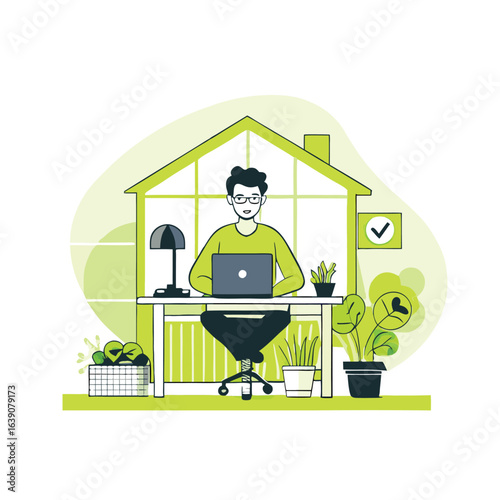 Work From Home: Productivity & Comfort in a Green Office
