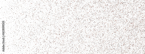 Coffee dust particles texture. Vector background of ground beans and dust particles.