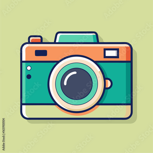 minimalist camera vector
