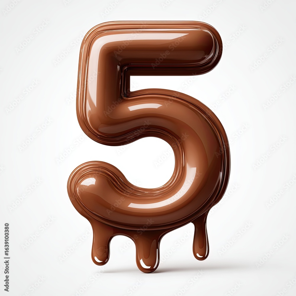Melted Chocolate Number Five Melted Chocolate Number Five