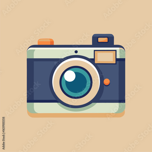 minimalist camera vector