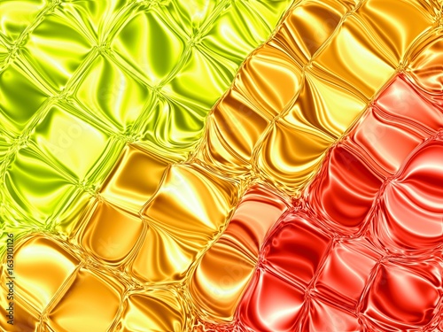 Wallpaper Mural Vivid abstract texture in yellow and orange with shiny bubble patterns. High-resolution gradient background perfect for modern designs, creative projects, and decorative digital art. Torontodigital.ca