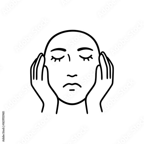 Face in Hands Representing Overwhelm and Emotional Stress