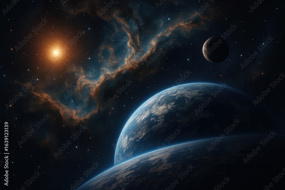 Obraz premium A Glimpse into the Mysteries of Space