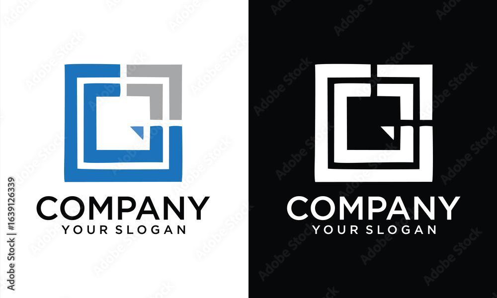 Obraz premium Creative g logo design vector format
